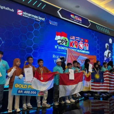 Pelajar SD Islam Al Ikhlas Cipondoh Raih Dua Emas di Ajang Robotik ASEAN