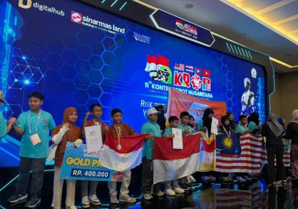 Pelajar SD Islam Al Ikhlas Cipondoh Raih Dua Emas di Ajang Robotik ASEAN