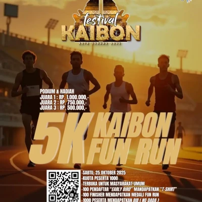 Siap-Siap! Kaibon 5K Fun Run 2025 Siap Warnai Kota Serang, Hadiah Jutaan Rupiah Menanti Peserta