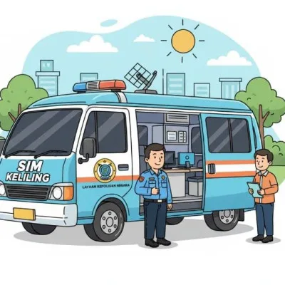 SIM Keliling Hari Ini Hadir di Kota dan Kabupaten Serang, Begini Syarat dan Biayanya
