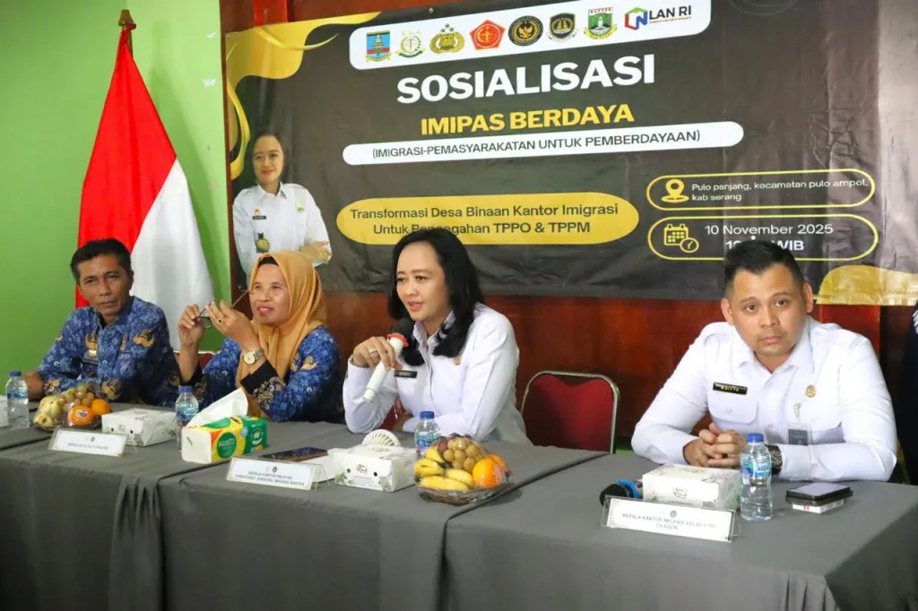 Imigrasi Banten Transformasikan Desa Pulo Panjang Jadi Percontohan Pencegahan TPPO dan TPPM