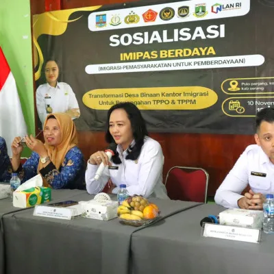 Imigrasi Banten Transformasikan Desa Pulo Panjang Jadi Percontohan Pencegahan TPPO dan TPPM