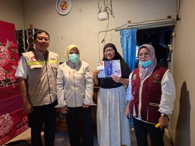 Cegah DBD Saat Musim Hujan, Puskesmas Poris Gaga Lama Sisir Rumah Warga