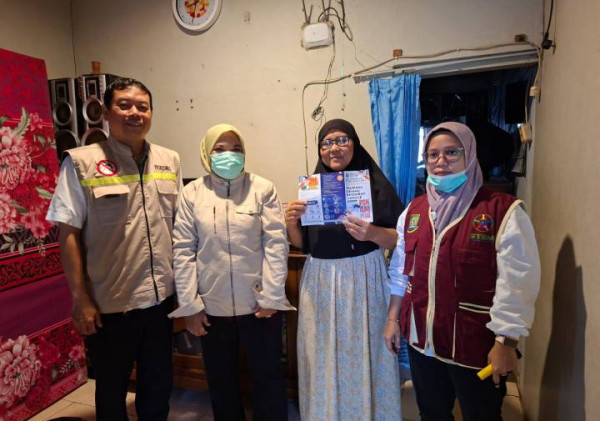 Cegah DBD Saat Musim Hujan, Puskesmas Poris Gaga Lama Sisir Rumah Warga