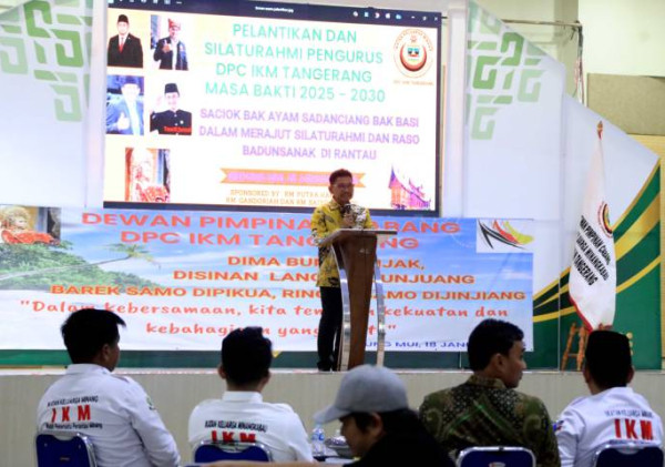 Wali Kota Tangerang Ajak IKM Rawat Budaya Minangkabau, Singgung Peran Strategis di HUT ke-33 Kota