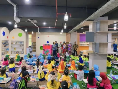 Gedung Baru, Ledakan Minat Baca: Perpustakaan Kota Tangerang Diserbu Pengunjung