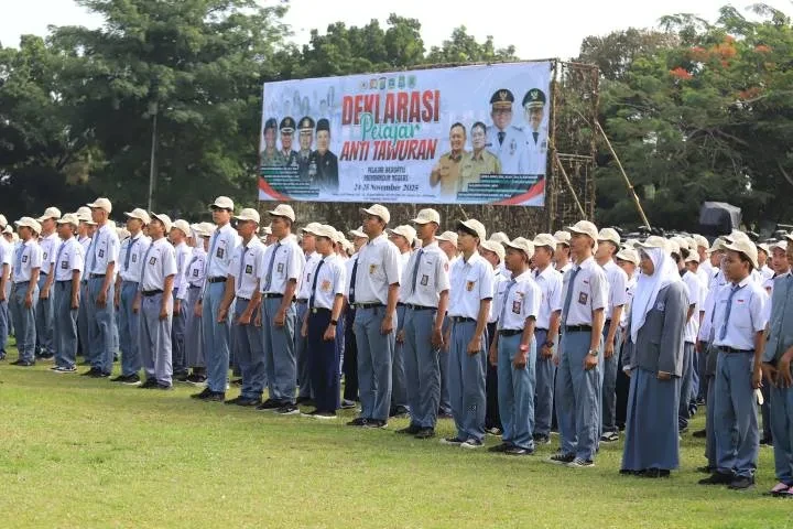 Seribu Pelajar Bersatu! Pemkot Tangerang Gelar Deklarasi Anti Tawuran demi Bentuk Generasi Tangguh