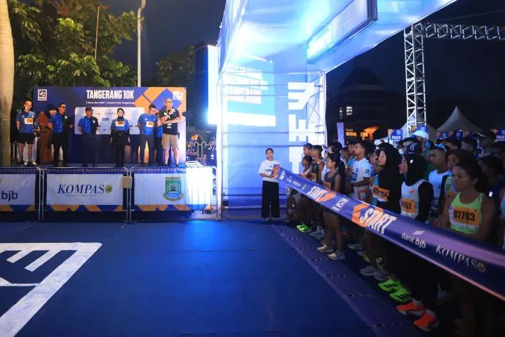 Tangerang 10K Perdana Meledak Antusiasme, Ribuan Pelari Ramaikan Jantung Kota
