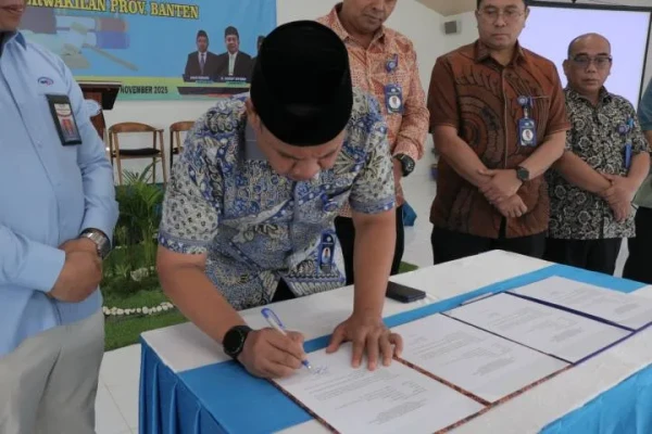 Perumda Tirta Benteng Teken Pakta Integritas Antikorupsi, BPKP Banten Beri Apresiasi