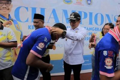 Piala Wali Kota Tangerang 2025: Aksi Seru di Stadion Benteng Reborn, Maryono Bangga Anak Muda Isi Waktu dengan Prestasi