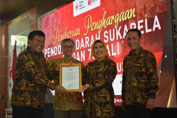 82 Pendonor Asal Kota Tangerang Terima Penghargaan Bergengsi dari PMI Banten, Bukti Nyata Semangat Kemanusiaan yang Tak Pernah Padam
