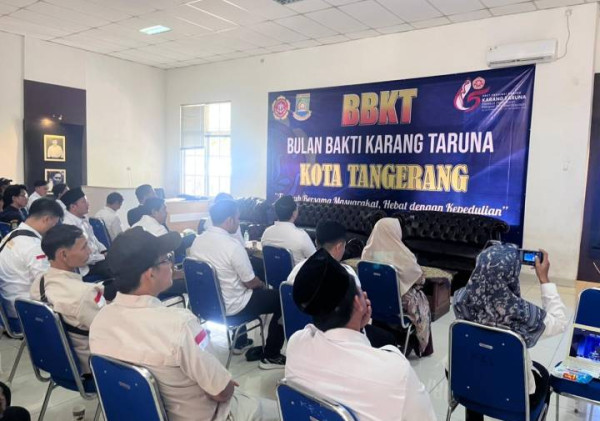 Semarak Bulan Bakti Ke-65, Karang Taruna Kota Tangerang Gelar Apel Hingga Seminar Sosial