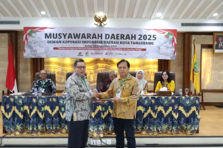 Prasetyo Budi Terpilih Aklamasi, Musda Dekopinda Kota Tangerang Hadirkan Babak Baru Gerakan Koperasi