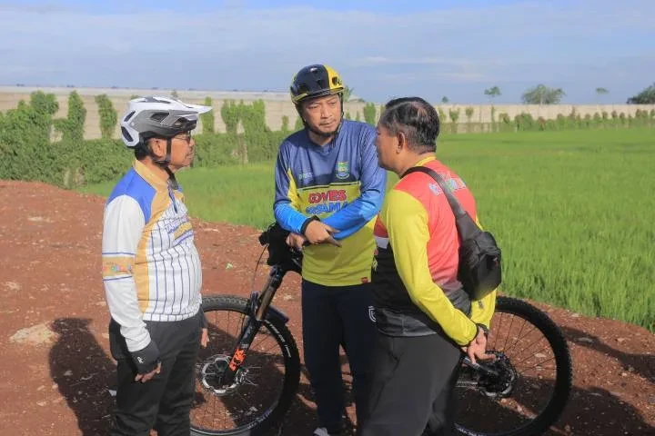 Alun-Alun Benda Segera Hadir, Wali Kota Sachrudin Cek Lokasi Sambil Gowes
