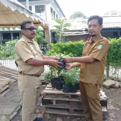 DLH Kota Tangerang Dorong Sekolah Hijau, Sediakan Bibit Pohon Gratis Lewat Fitur “Bank Pohon” di Super Apps Tangerang LIVE