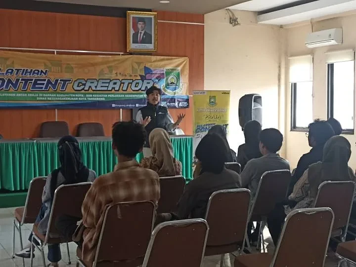 Disnaker Kota Tangerang Dorong Lahirnya Content Creator Profesional, Siap Buka Lapangan Kerja Baru