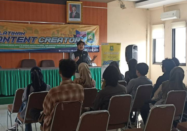 Disnaker Kota Tangerang Dorong Lahirnya Content Creator Profesional, Siap Buka Lapangan Kerja Baru