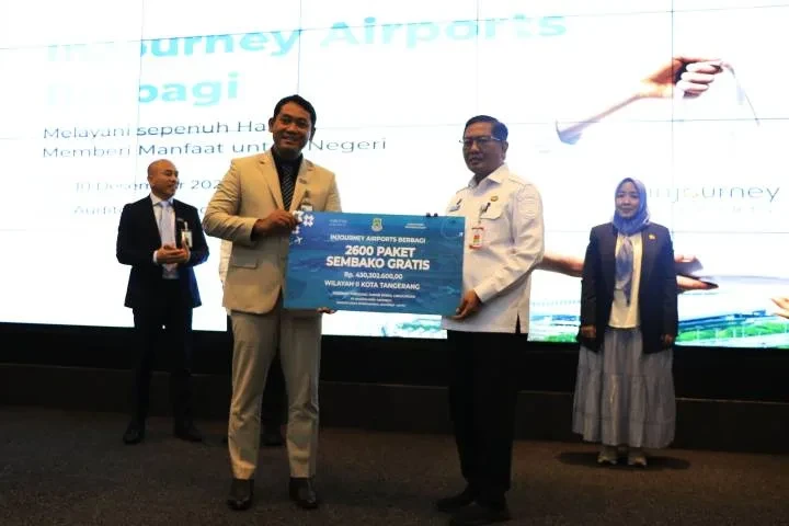 7.000 Paket Sembako Mengalir dari Bandara Soetta, Kolaborasi BUMN–Pemkot Jadi Sorotan