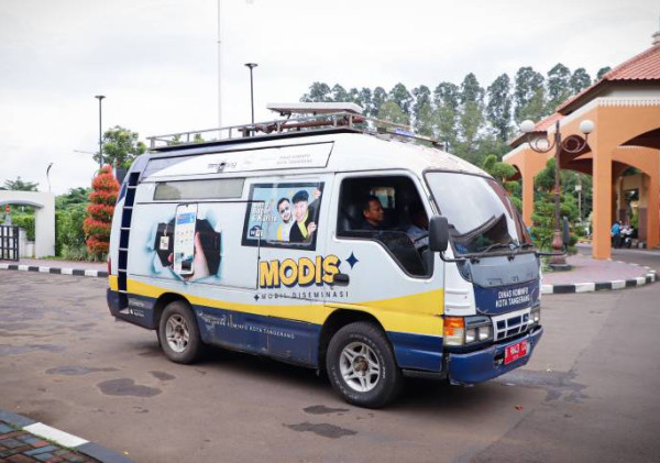 Mobil MODIS Berkeliling Kota, Cara Unik Pemkot Tangerang Pastikan Warga Tak Ketinggalan Informasi