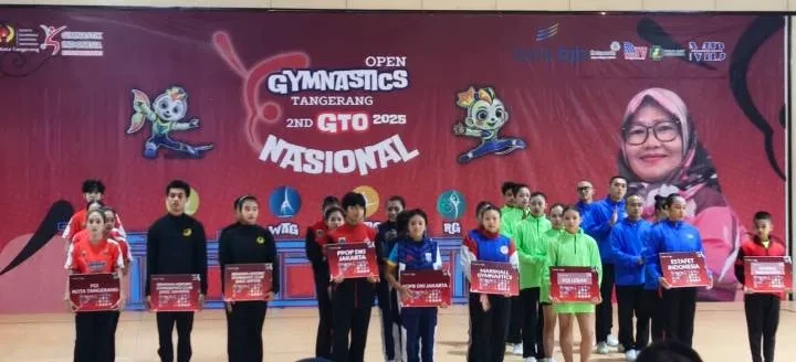 Gymnastics Open 2025 Sukses Digelar di Kota Tangerang, Cetak Juara dan Bibit Atlet Baru