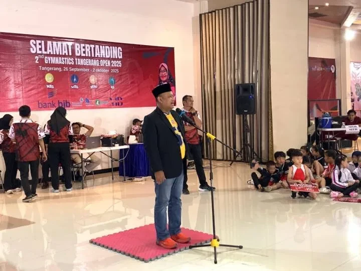 Ratusan Atlet Muda Adu Bakat di Kejuaraan Gymnastic Tangerang Open II 2025