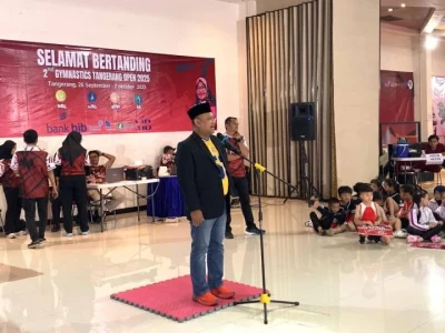 Ratusan Atlet Muda Adu Bakat di Kejuaraan Gymnastic Tangerang Open II 2025