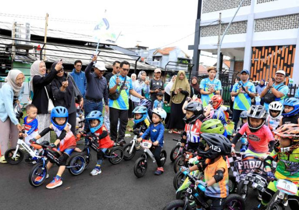 Dari Push Bike di GOR Gondrong, Wali Kota Tangerang Tanamkan Karakter Sejak Usia Dini