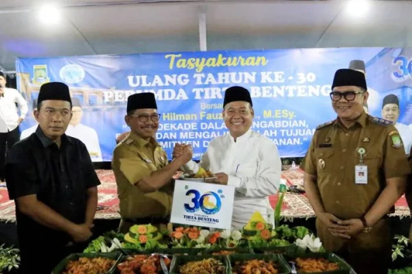 HUT ke-30 Perumda Tirta Benteng, Wali Kota Tangerang Apresiasi Tiga Dekade Pengabdian untuk Air Bersih Warga