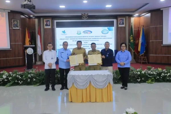 30 Ribu Sambungan Air Bertambah, Zona II Kota Tangerang Resmi Berpindah Pengelolaan