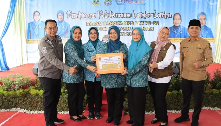 Meriah TP PKK Banten Gelar Bina Wilayah di Desa sodong, Targetkan Juara HKG 2025