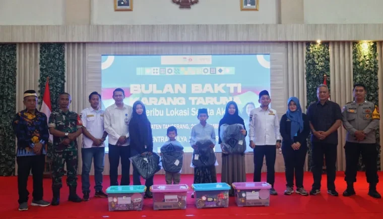 Sinergi Perdana Kemensos dan Karang Taruna, 50 Anak PPKS di Tangerang Terima Bantuan