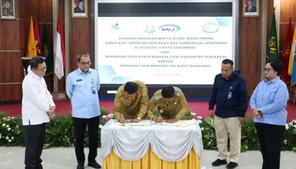 Aset Air Bersih Resmi Berpindah, 29 Ribu Sambungan Kini di Bawah Kendali Kota Tangerang