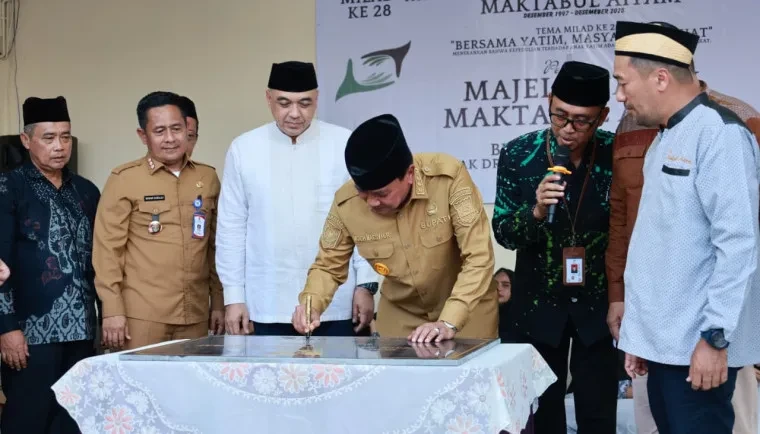 Milad ke-28 Maktabul Aitam Jadi Momentum Bersejarah, Bupati Tangerang Resmikan Taklim untuk Pendidikan Anak Yatim