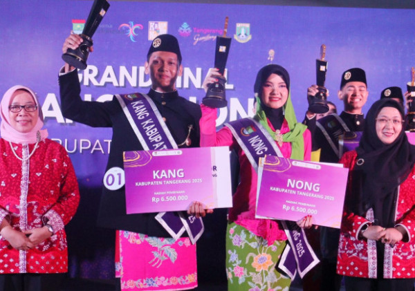 Farhan dan Regina Dinobatkan Jadi Kang Dan Nong Kabupaten Tangerang 2025, Siap Angkat Pariwisata dan Budaya Lokal
