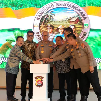 Polda Banten Resmikan Kampung Bhayangkara Pangan Mandiri