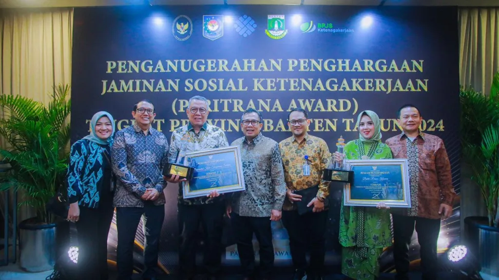 Tangsel Raih Peringkat Terbaik Kedua Paritrana Award 2025, Komitmen Perlindungan Pekerja Terus Diperkuat