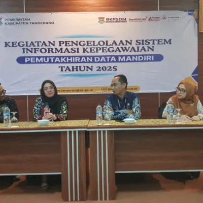 BKPSDM Kabupaten Tangerang Gelar Pemutakhiran Data Mandiri dan Sosialisasi DMS–SIASN