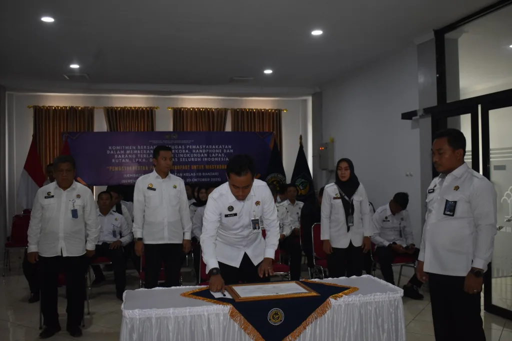 Lapas Banjar Teguhkan Komitmen Berantas Halinar