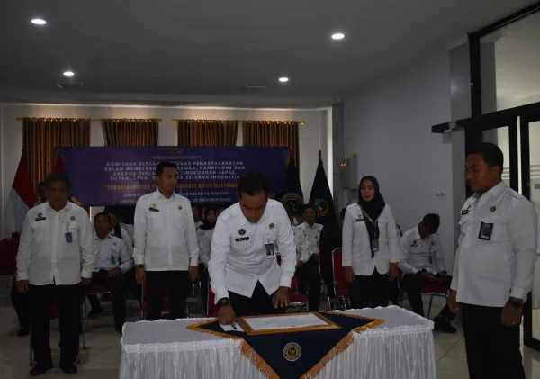 Lapas Banjar Teguhkan Komitmen Berantas Halinar