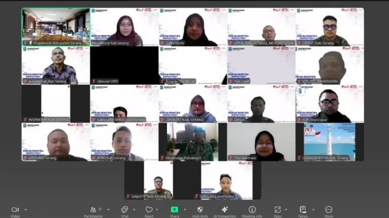 Inspektorat Kabupaten Serang Gelar Forum Renstra 2025–2029, Dorong Penguatan Pengawasan Pemerintahan