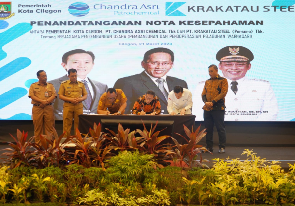 2 Perusahaan Raksasa Indonesia Teken MoU Dengan Pemkot Cilegon