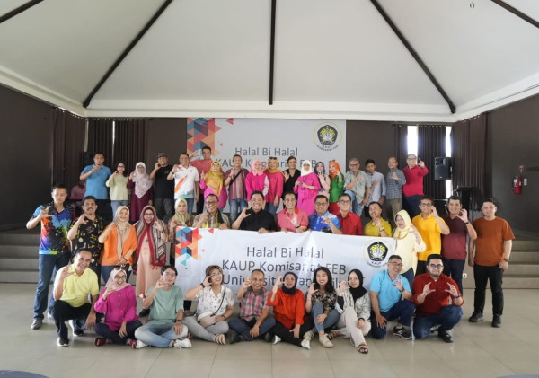 Hadiri Halal Bihalal, Ketua Umum KAUP Komisariat FEB Sanjung Pencapaian Wali Kota Helldy