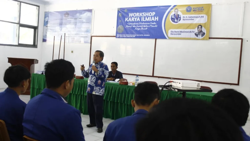 PROGRAM STUDI PENDIDIKAN BAHASA DAN SASTRA INDONESIA GELAR WORKSHOP KARYA ILMIAH