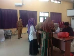Pemerintah Kecamatan Jambe Kolaborasi Dengan Bulog Gelar Bazar Sembako Murah