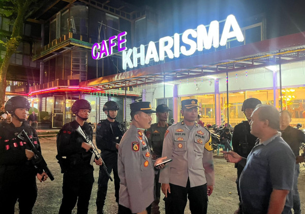 Satbrimob Polda Banten Patroli Gabungan, Sinergi Ciptakan Situasi Kamtibmas Kondusif di Wilkum Polres Lebak