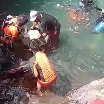 Jasad Korban Tenggelam di Wisata Alam Curug Leuwi Putih di Temukan