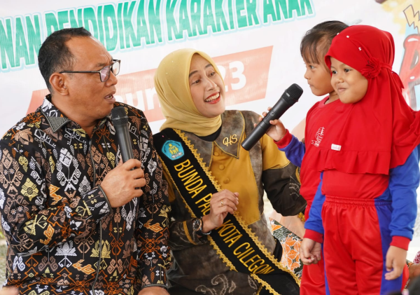 50 Murid Paud Kunjungi Rumah Dinas Wali Kota Cilegon