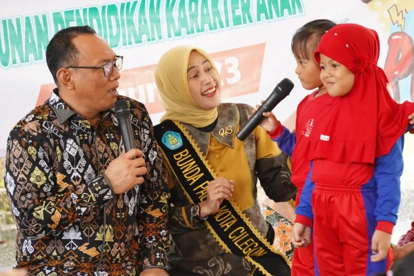 50 Murid Paud Kunjungi Rumah Dinas Wali Kota Cilegon