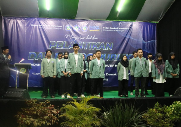 Kepengurusan Dilantik, Ketua BEM UNIVAL : Mahasiswa Al-Khairiyah Jadi Episentrum Pusat Pergerakan Mahasiswa di Cilegon
