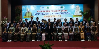 SMP Negeri 7 Kota Cilegon Gelar Pelepasan